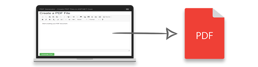 ASP.NET Core PDF Generator