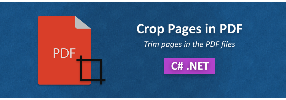 Crop PDF Pages in C#