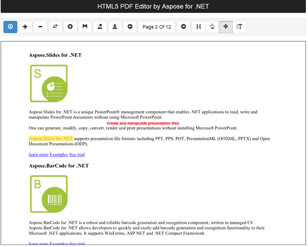 HTML5 PDF Editor