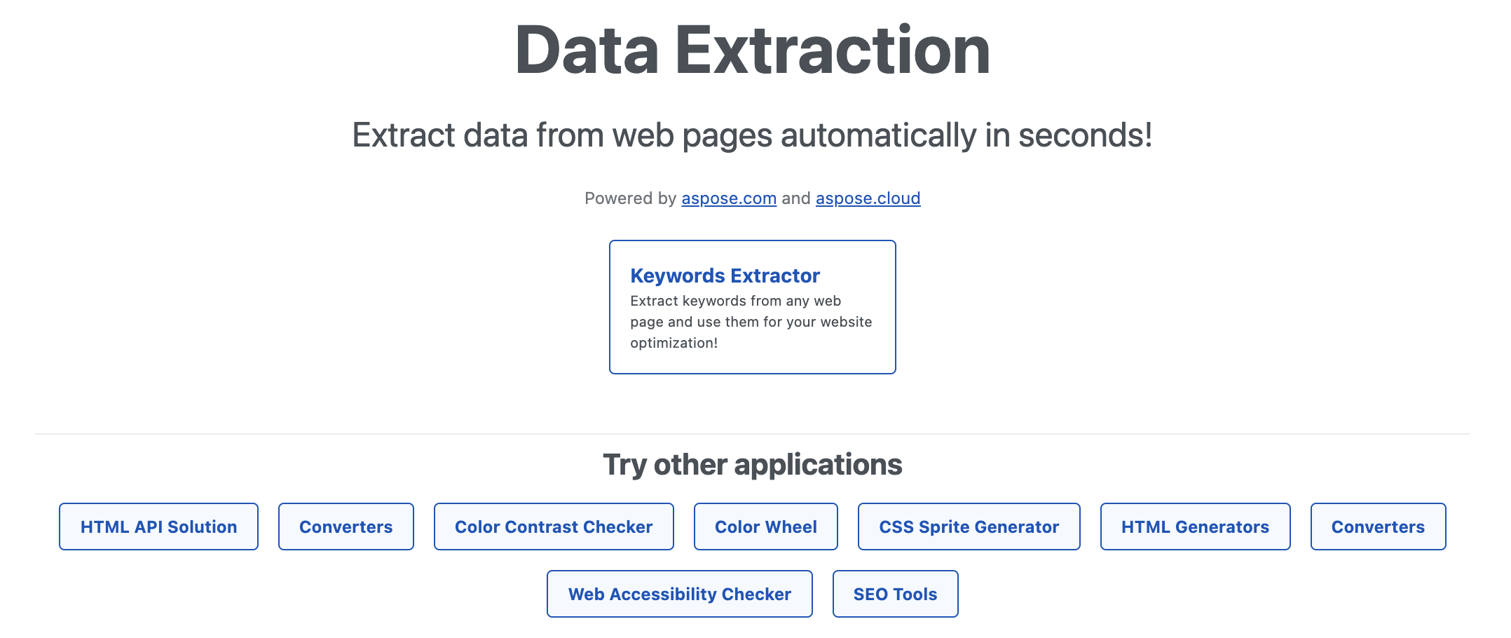 ekstraktor danych online