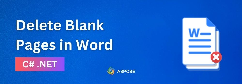 Usuń pustą stronę w Wordzie za pomocą C#