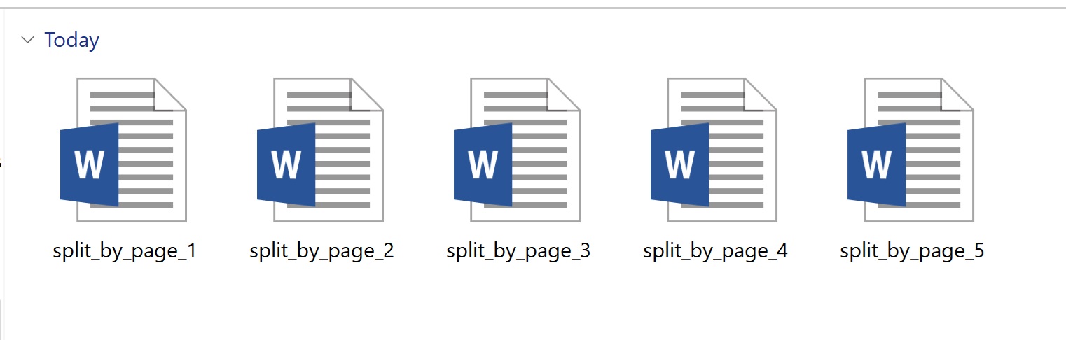 Wyodrębnij stronę z dokumentu Word w Python