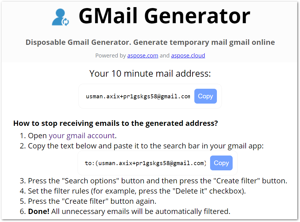 Top 10 gerador de email temporário