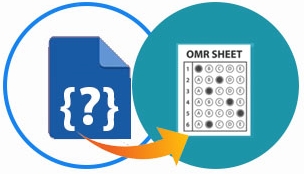 Criar modelo OMR a partir de marcação de texto usando Java