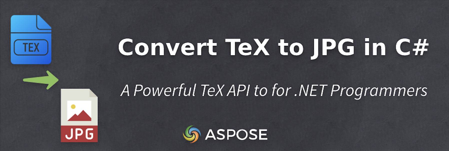 Converter TeX para JPG em C# - Biblioteca TeX em C#