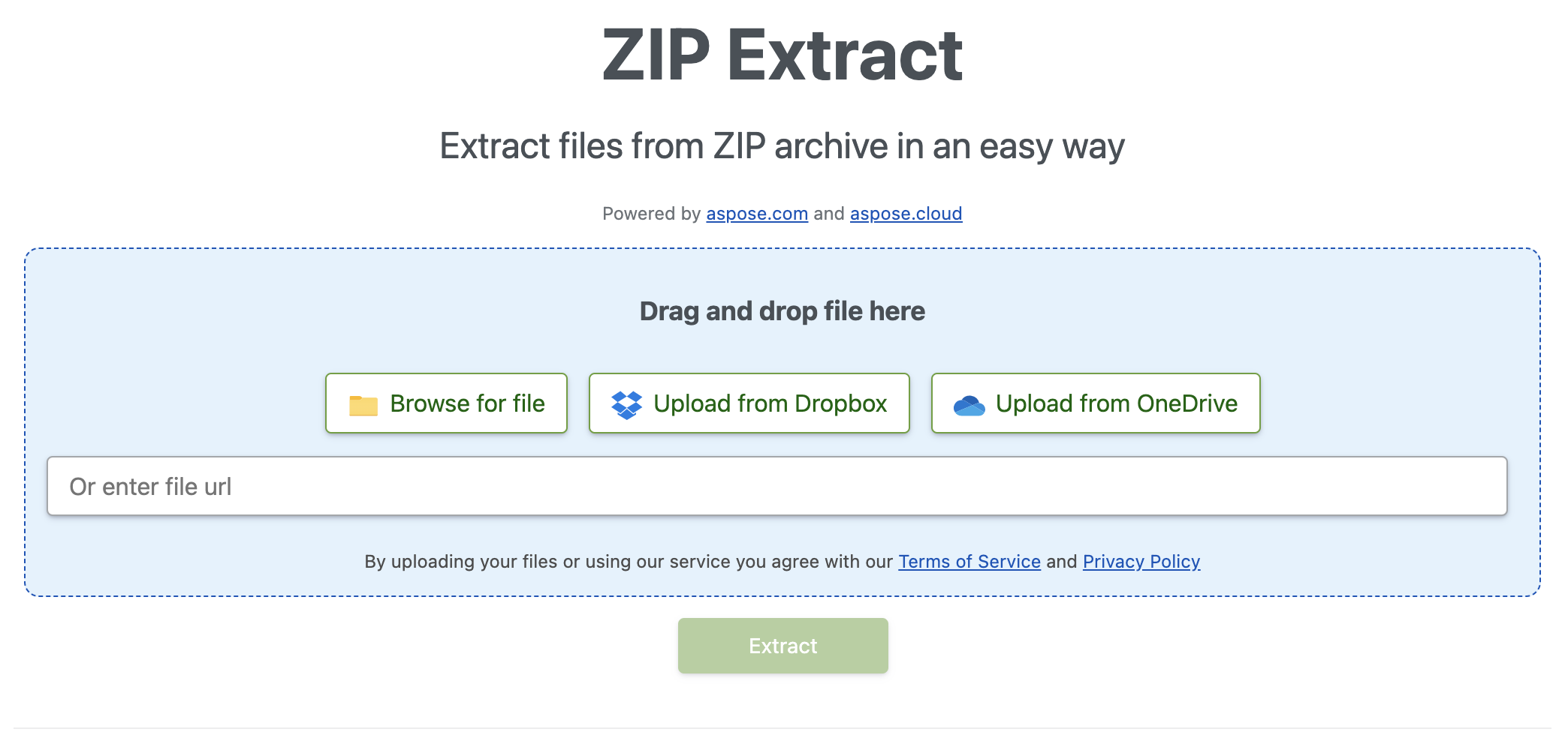  Extrator ZIP on-line