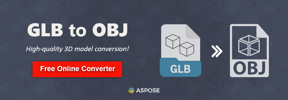 Конвертировать GLB в OBJ онлайн