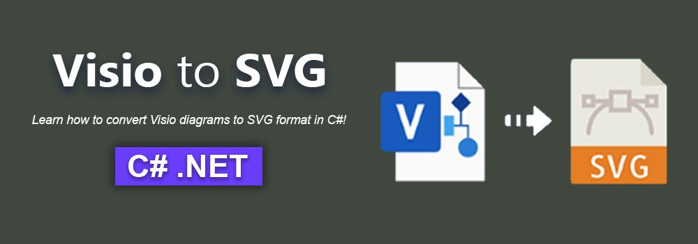 Convert Visio to SVG in C#
