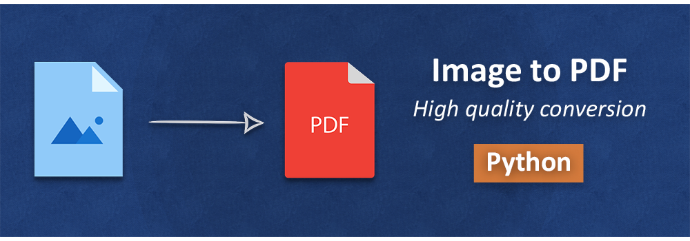 Преобразование изображения в PDF в Python