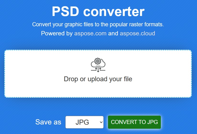 Конвертировать PSD в JPG онлайн | Конвертировать PSD-файл в JPG