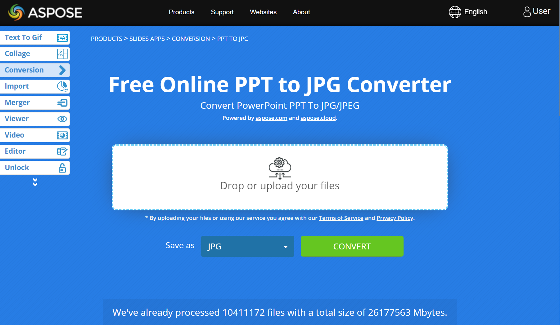 Преобразование PPT в JPG онлайн - Бесплатный конвертер PPT в JPG