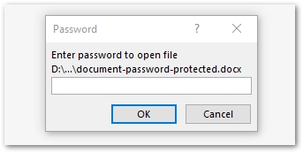 защищенный паролем документ Word в Python
