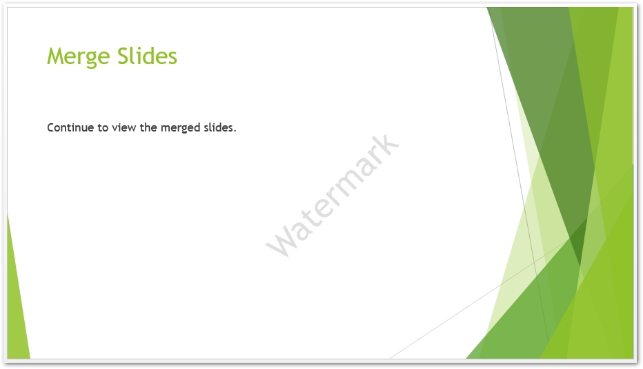 Add Text Watermark To PPT Java