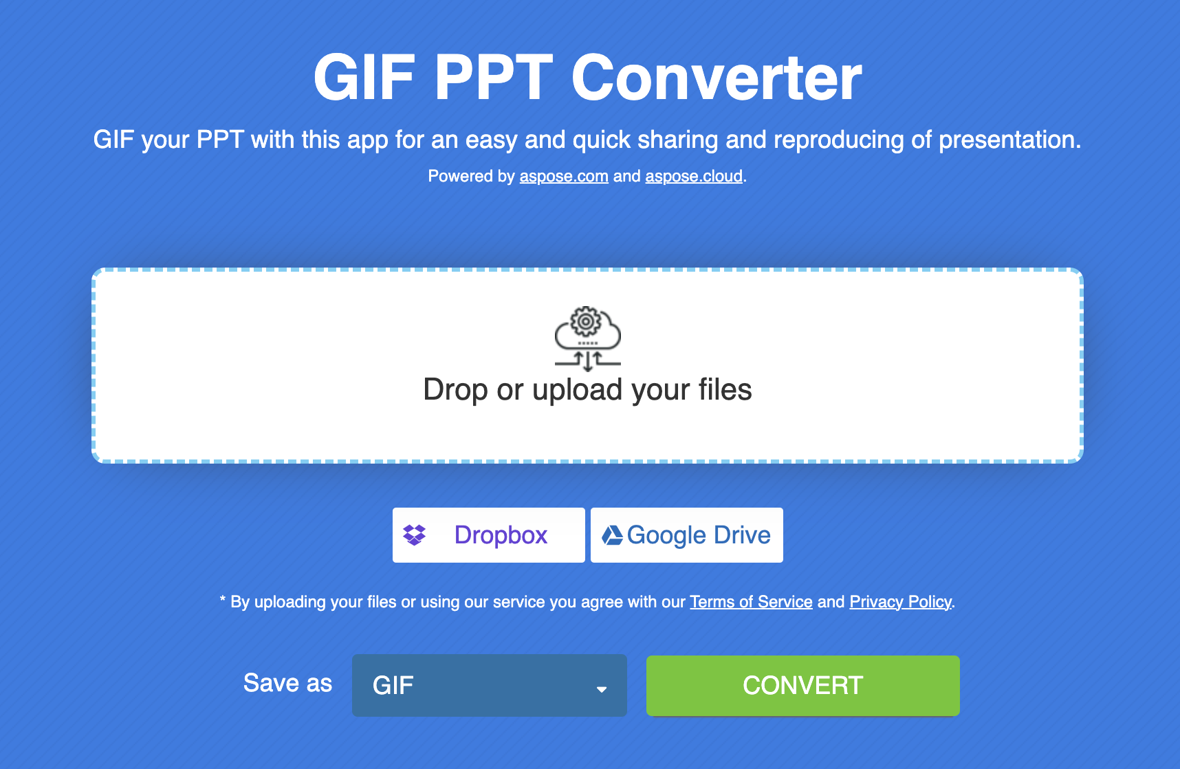 Convert PPT to Animated GIF Online Free
