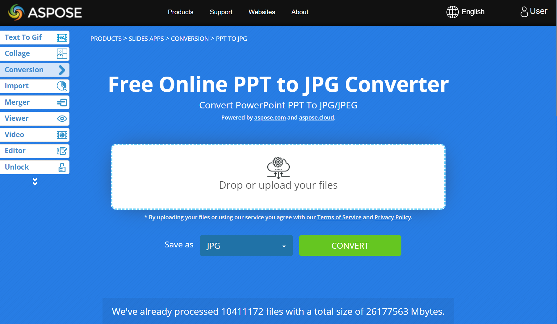 Free Online JPG to PPT Converter