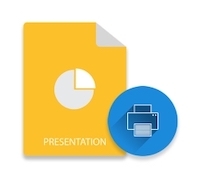 Skriv ut presentation C#