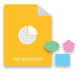 Arbeta med former i PowerPoint-presentationer med C++