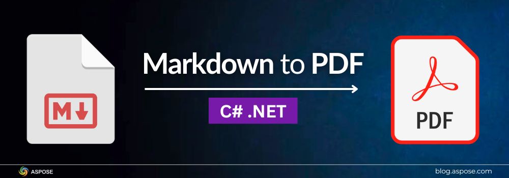 Konvertera Markdown till PDF i C# | Konvertera MD till PDF