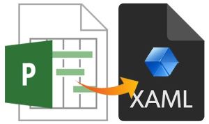 Convert Project Data to XAML using Java