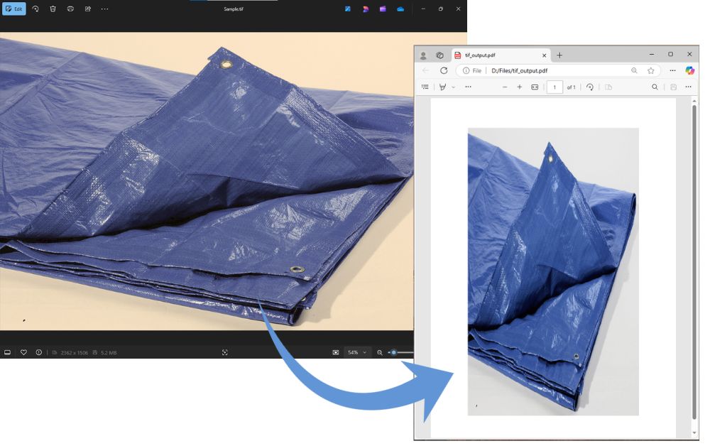 วิธีการแปลงไฟล์ TIFF เป็น PDF ใน C#