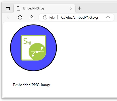 ฝัง PNG ใน SVG โดยใช้ C#