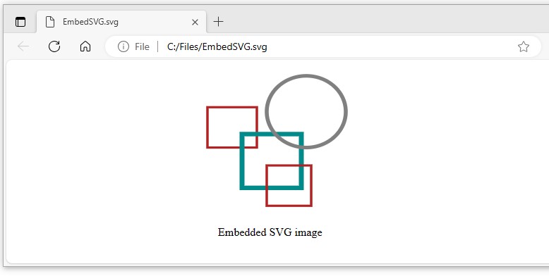 ฝัง SVG ภายใน SVG โดยใช้ C#