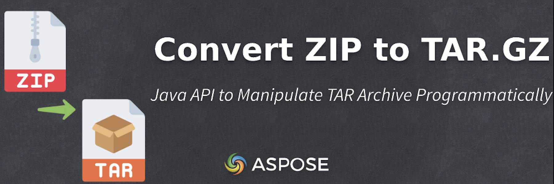 แปลง ZIP เป็น TAR.GZ ใน Java โดยโปรแกรม