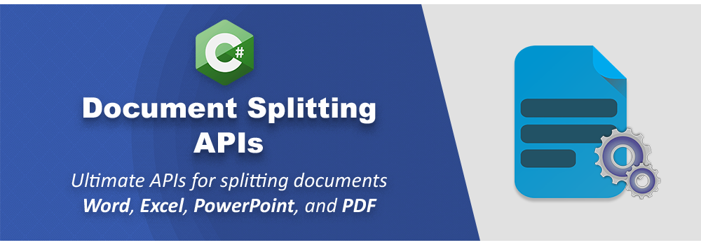 Document Splitting in C#