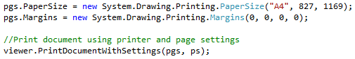 Image 8:- Code snippet to Print PDF documents