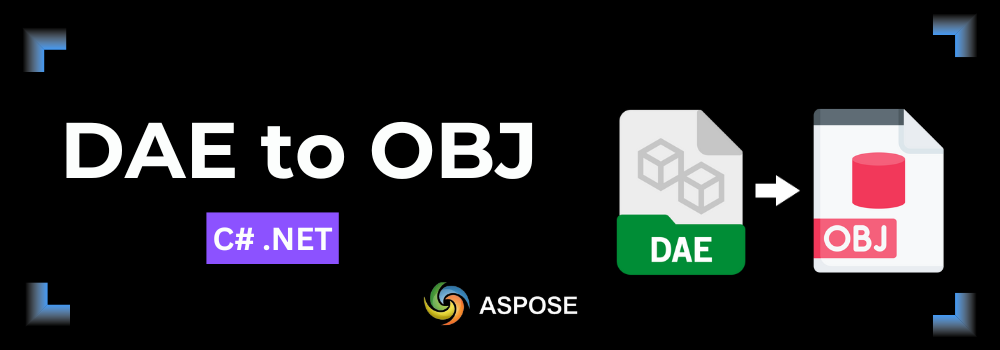 Convert DAE File to OBJ in C#