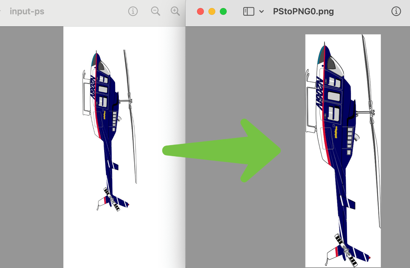 Java'da PostScript'i PNG'ye Dönüştürme