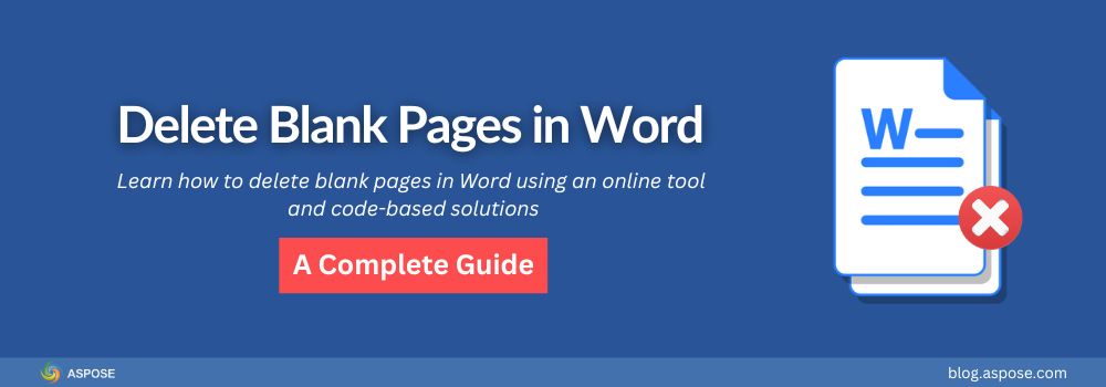 Word Online'da ve Kod Tabanlı Olarak Boş Sayfaları Nasıl Silinir