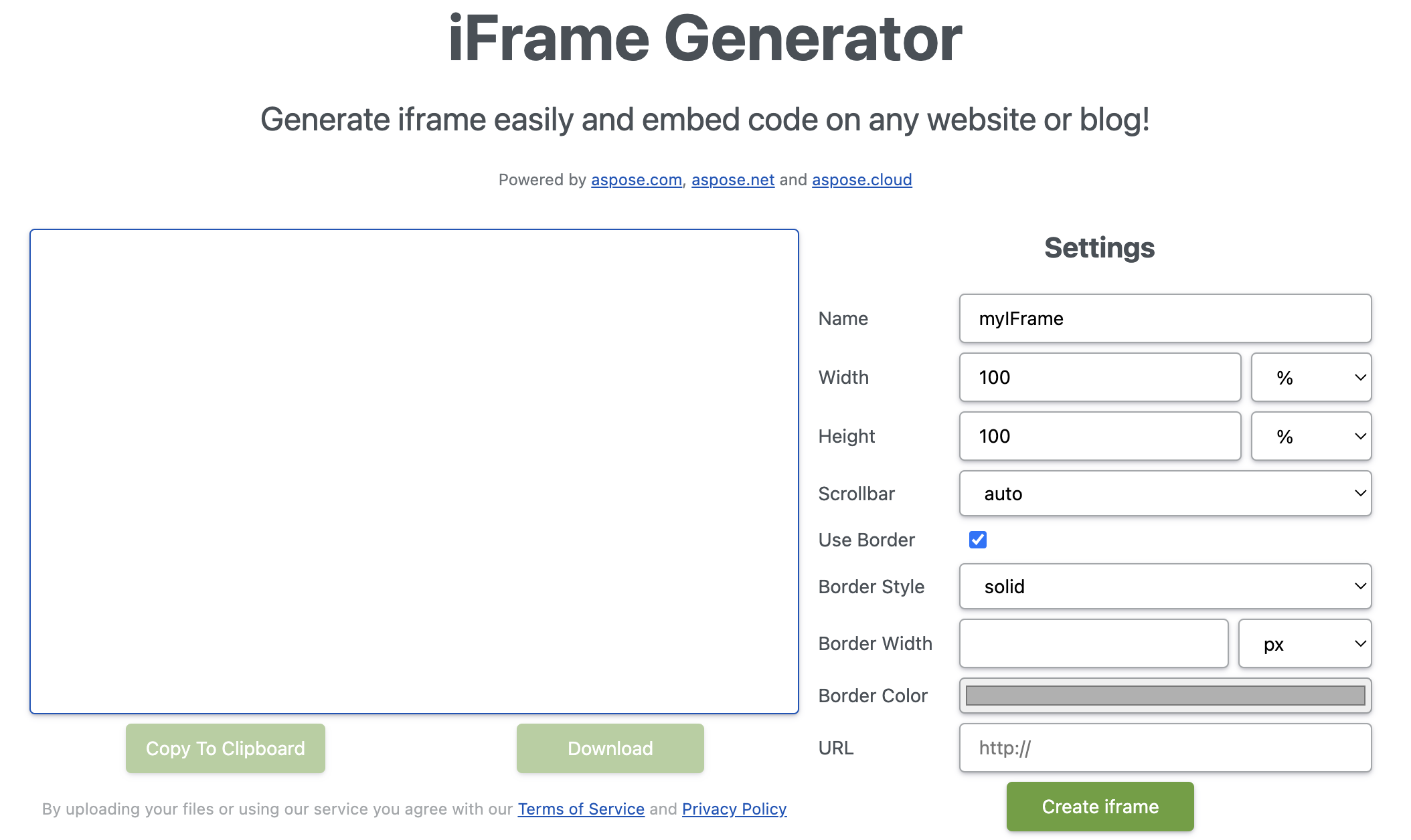 create-iframe-online