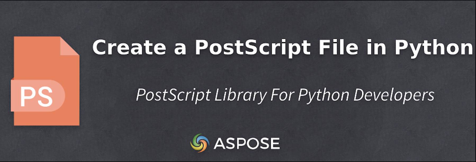 Бібліотека PostScript для створення файлу PostScript