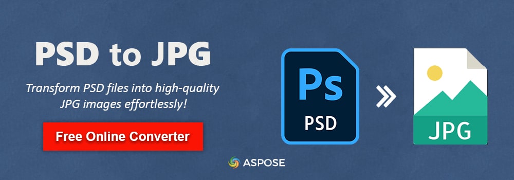Конвертуйте PSD в JPG онлайн