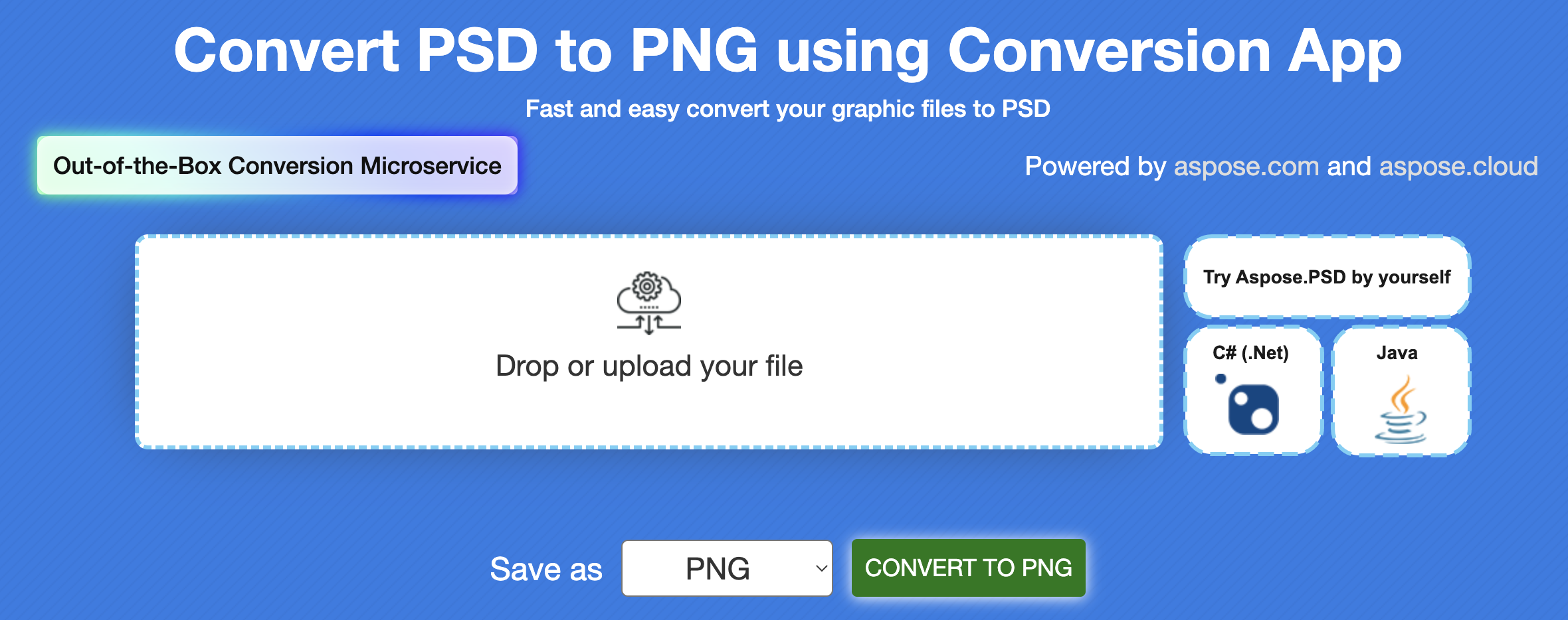 онлайн PSD до PNG конвертер