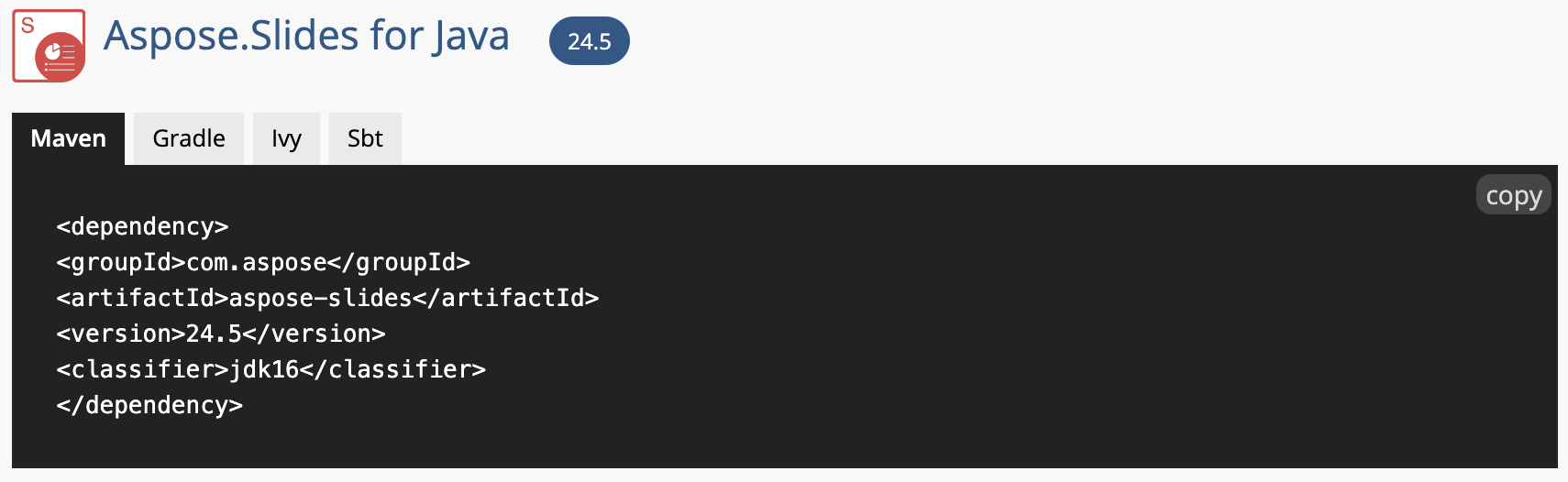 Інсталяція API для кругових діаграм
