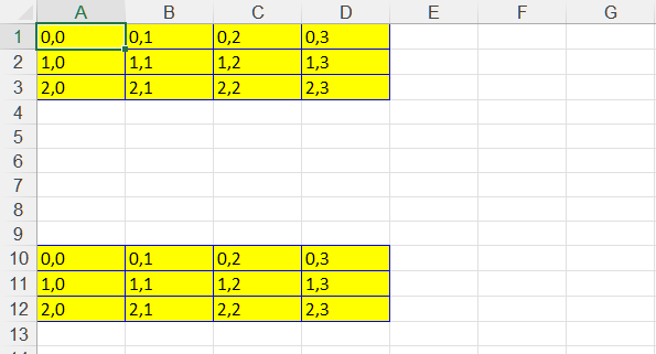 Sao chép Dải trong Excel bằng Java
