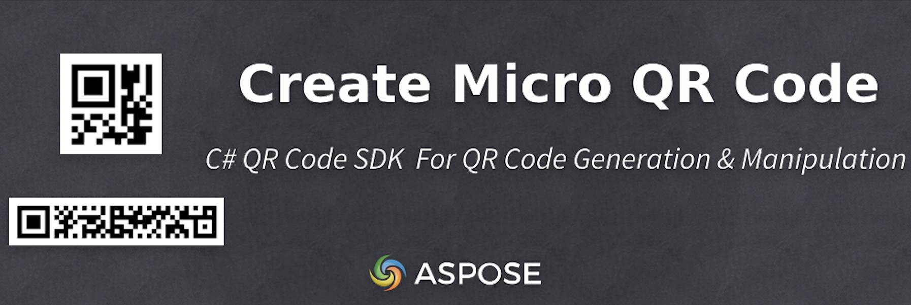 Tạo mã QR vi mô trong C# sử dụng SDK mã QR