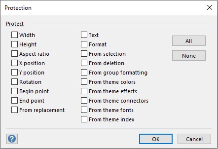 Cách loại bỏ Bảo vệ Hình dạng trong Visio