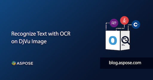 Nhận dạng văn bản DjVu Image C# OCR