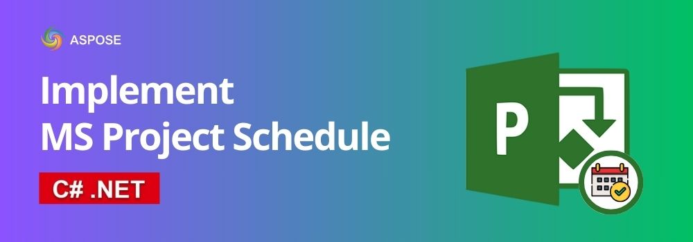 MS Project Schedule in C#