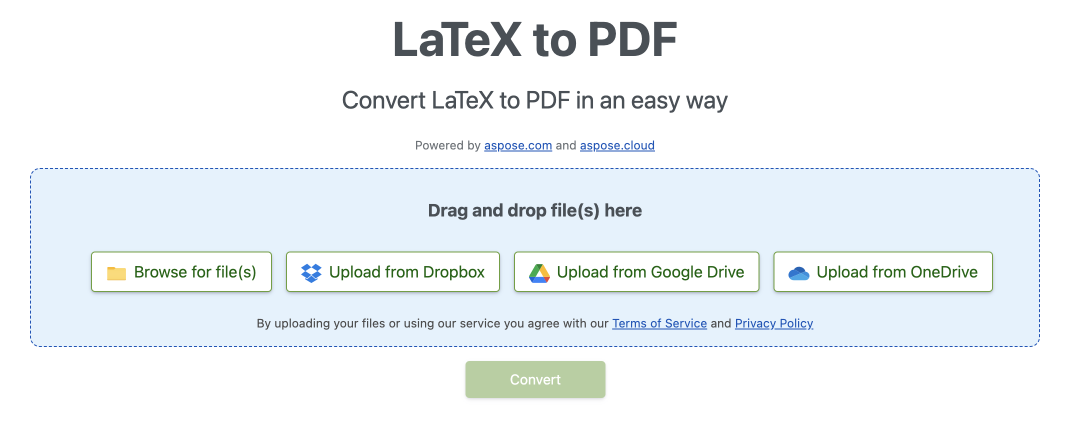 chuyển đổi latex sang pdf