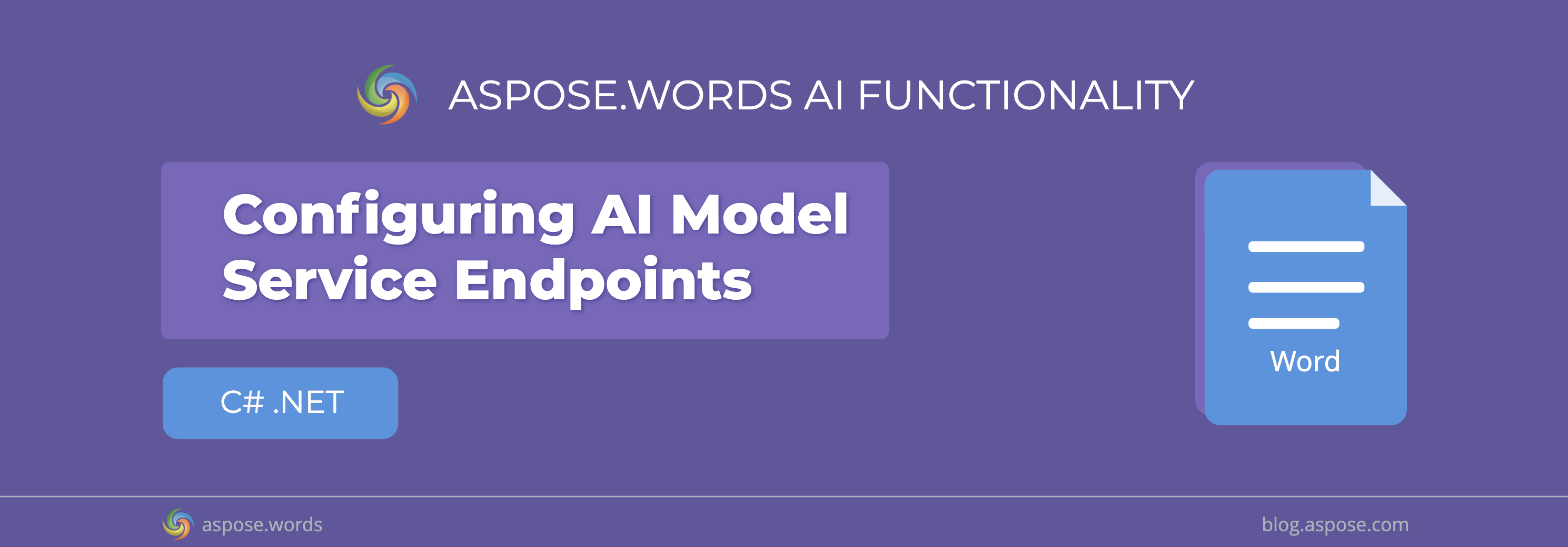 Configuring AI Model Service Endpoints Aspose.Words .NET | Configure AI Model Endpoints in C#
