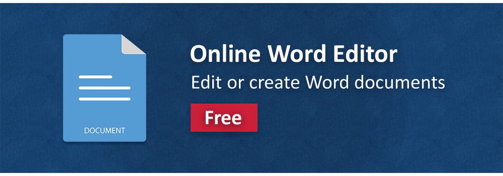 Edit Word Document Online for Free