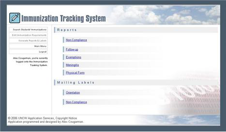 Immunisation Tracking System preview