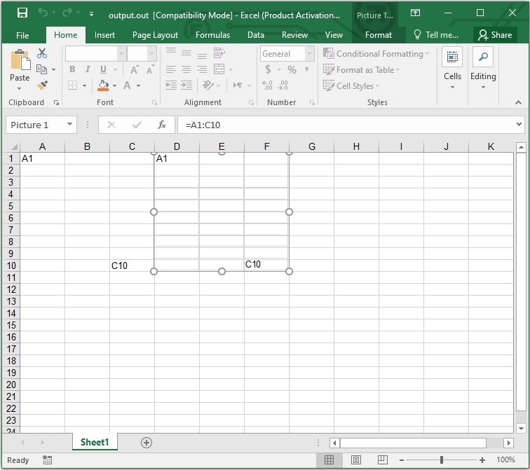 根據單元格引用插入圖片