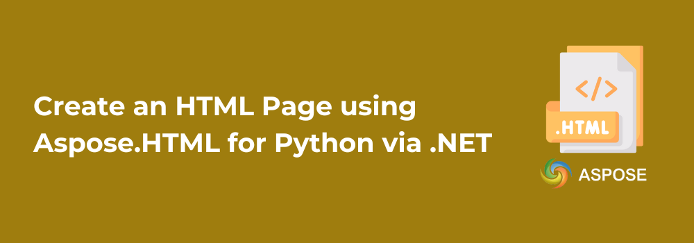 使用 Python 创建 HTML 页面