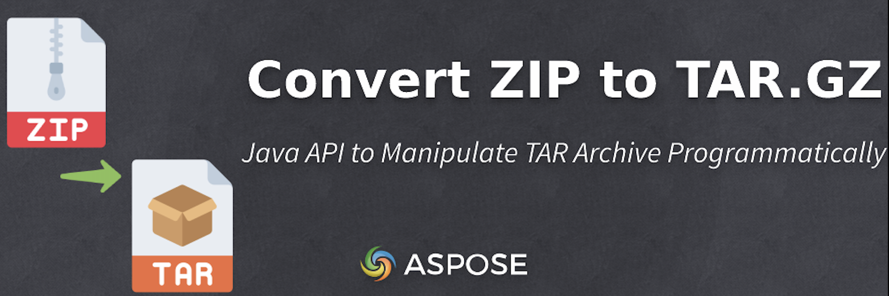 Convert ZIP to TAR.GZ in Java Programmatically