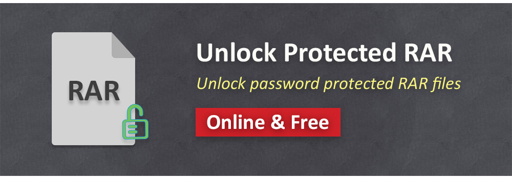 Unlock Password Protected RAR Files